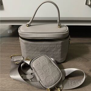 NEW Betsey Johnson Black Skulls Crossbody Bag Purse